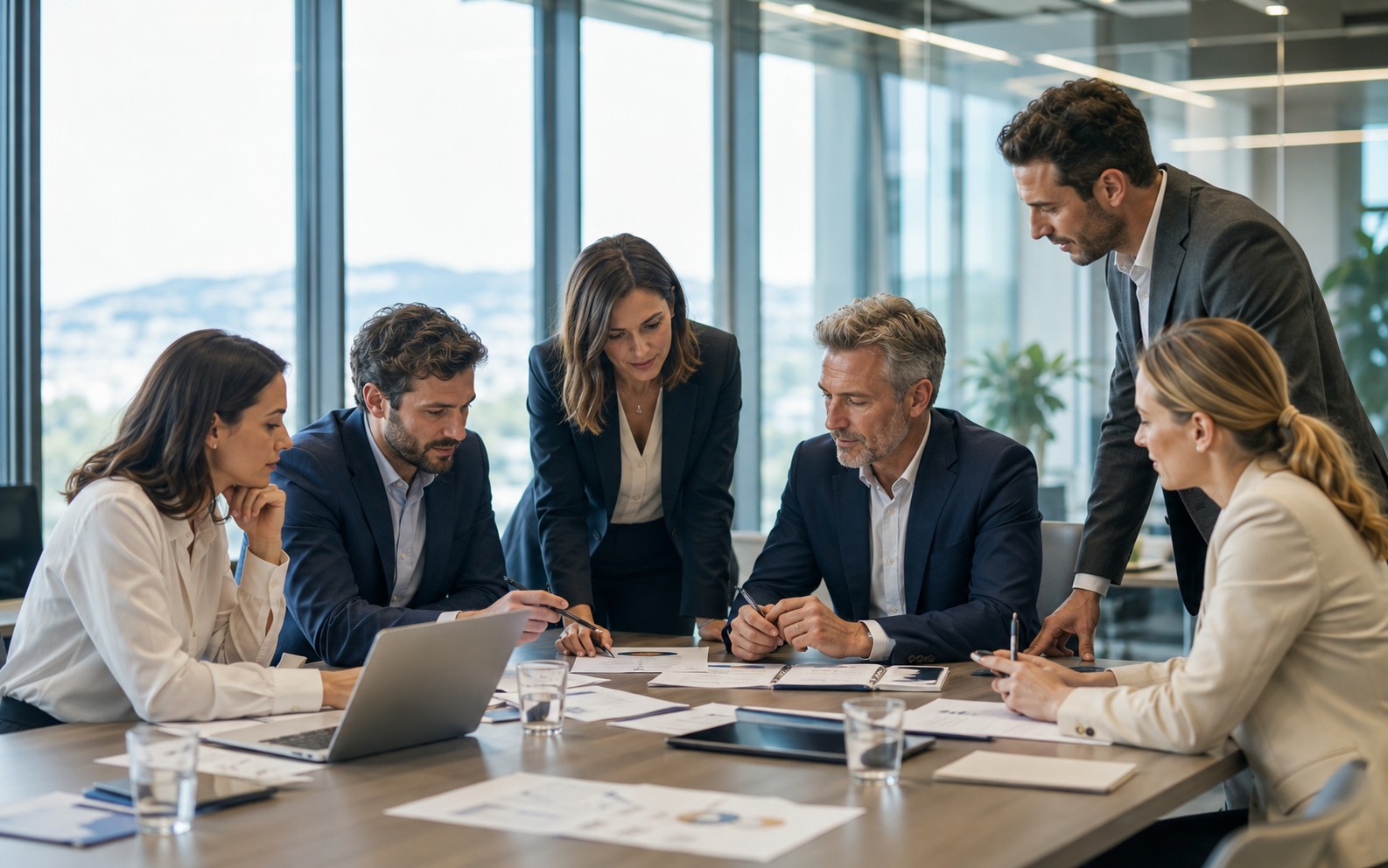 Team di consulenti SIC2 riuniti in ufficio durante un confronto operativo